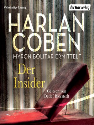 cover image of Der Insider--Myron Bolitar ermittelt